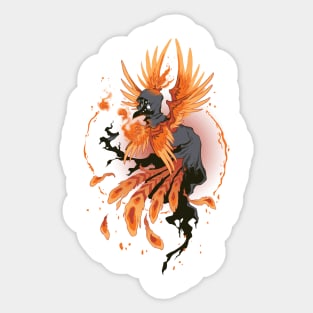 Avian Arsonist Sticker